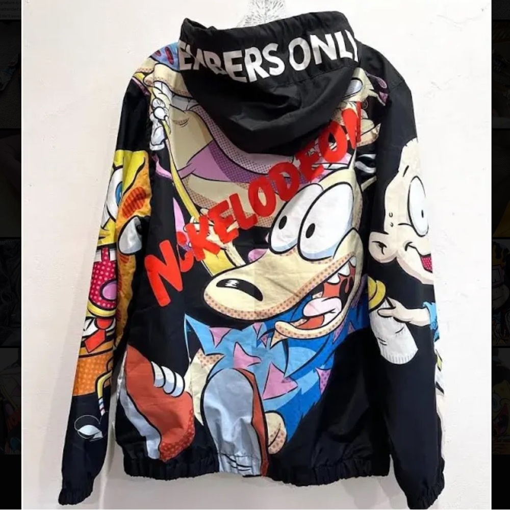 Members Only x Nickelodeon Windbreaker Jacket -*NEW* - Picture 2 of 6